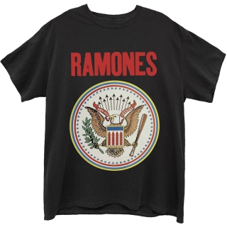 RAMONES - Full Colour Seal - čierne pánske tričko