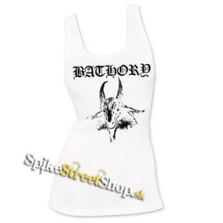 BATHORY - Goat - Ladies Vest Top - biele