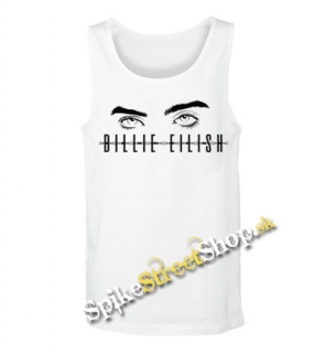 BILLIE EILISH - Eyes Logo - Mens Vest Tank Top - biele