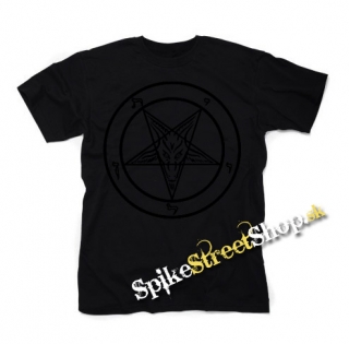 BAPHOMET BLACK PENTAGRAM - čierne detské tričko