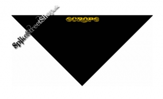 EUROPE - Logo - čierna bavlnená šatka na tvár