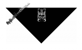 DIMMU BORGIR - Logo Early Years - čierna bavlnená šatka na tvár