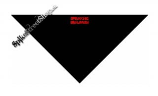 BREAKING BENJAMIN - Red Logo - čierna bavlnená šatka na tvár