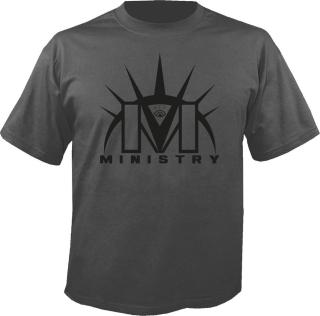 MINISTRY - Logo - tmavošedé pánske tričko