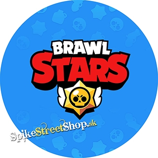 Podložka pod myš BRAWL STARS - Logo Blue - okrúhla