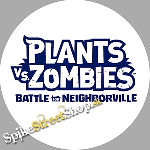 PLANTS vs ZOMBIES - Logo Blue - okrúhla podložka pod pohár