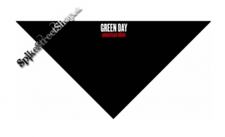 GREEN DAY - American Idiot Slogan - čierna bavlnená šatka na tvár