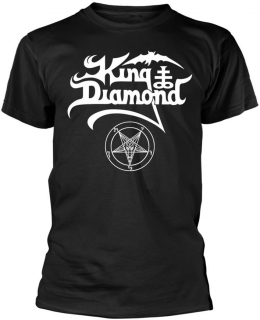 KING DIAMOND - Baphomet Logo - čierne detské tričko
