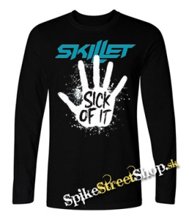 SKILLET - Sick Of It - čierne pánske tričko s dlhými rukávmi