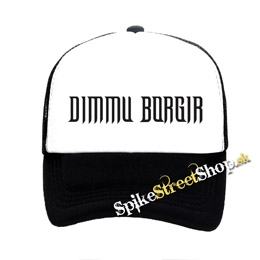 DIMMU BORGIR - Logo - čiernobiela sieťkovaná šiltovka model "Trucker"