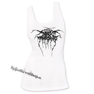 DARKTHRONE - Logo - Ladies Vest Top - biele