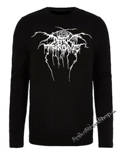 DARKTHRONE - Logo - čierne pánske tričko s dlhými rukávmi