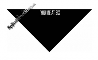 YOU ME AT SIX - Logo - čierna bavlnená šatka na tvár