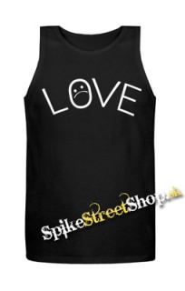 LIL PEEP - Love Tattoo - Mens Vest Tank Top - čierne