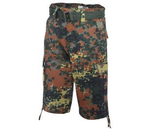 ARMY kraťasy - maskáčové nohavice Flecktarn (s gratis opaskom)