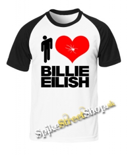 I LOVE BILLIE EILISH - dvojfarebné pánske tričko