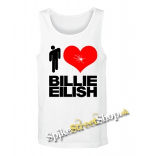 I LOVE BILLIE EILISH - Mens Vest Tank Top - biele