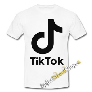 TIK TOK - Logo - biele detské tričko