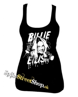 BILLIE EILISH - Logo Portrait - Ladies Vest Top