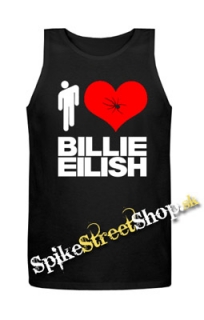 I LOVE BILLIE EILISH - Mens Vest Tank Top - čierne