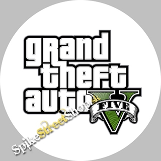 Podložka pod myš GRAND THEFT AUTO - Five Logo White - okrúhla