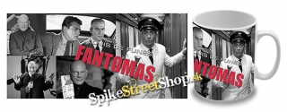 Hrnček LOUIS DE FUNÉS - Fantomas B&W Mix Colour Logo