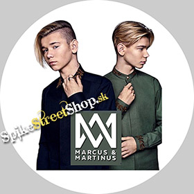 MARCUS & MARTINUS - Logo Portrait Motive 2 - okrúhla podložka pod pohár