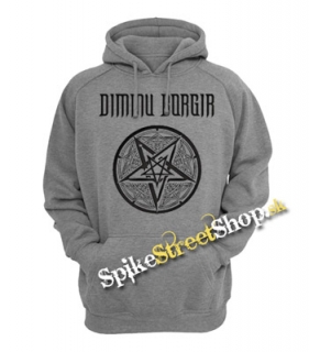 DIMMU BORGIR - Pentagram - šedá pánska mikina