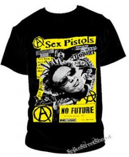 SEX PISTOLS - Anarchy - No Future - pánske tričko