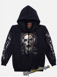 GOTHIC COLLECTION - Death Loves Music - čierna pánska mikina