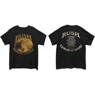 RUSH - Caress of Steel - čierne pánske tričko