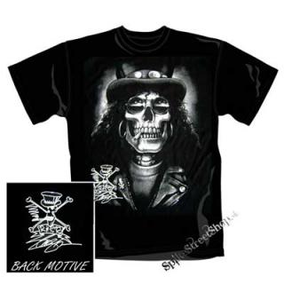 SLASH - Skull - čierne pánske tričko