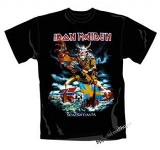 IRON MAIDEN - Scandinavia - čierne pánske tričko