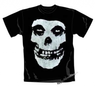 MISFITS - Skull - čierne pánske tričko
