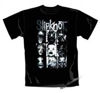 SLIPKNOT - Black And White - čierne pánske tričko