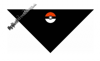 POKEMON - Symbol - čierna bavlnená šatka na tvár