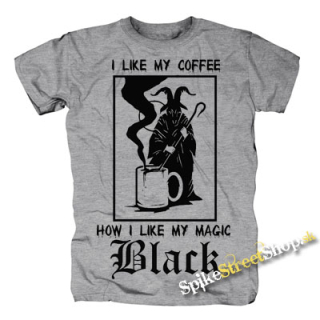 I LIKE MY COFFEE - sivé detské tričko
