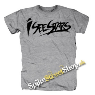 I SEE STARS - Logo - sivé detské tričko