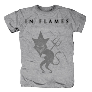 IN FLAMES - Devil - sivé detské tričko