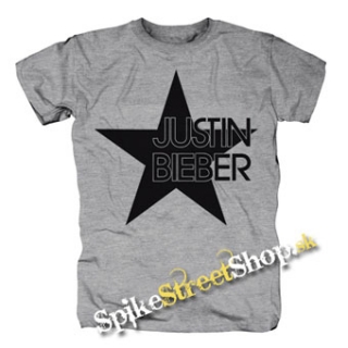 JUSTIN BIEBER - Star - sivé detské tričko