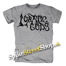 LUNATIC GODS - Logo - sivé detské tričko