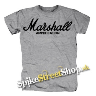 MARSHALL - Logo - sivé detské tričko