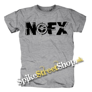 NOFX - Logo - sivé detské tričko