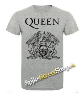 QUEEN - Logo - sivé detské tričko