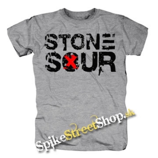 STONESOUR - Logo - sivé detské tričko