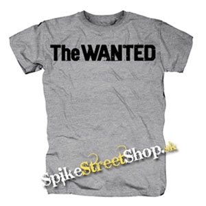 THE WANTED - Logo - sivé detské tričko