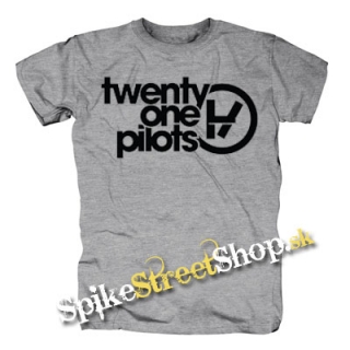 TWENTY ONE PILOTS - Logo - sivé detské tričko