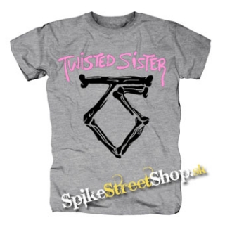 TWISTED SISTER - Logo - sivé detské tričko