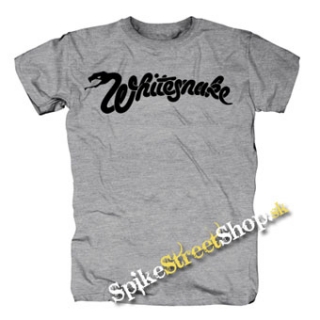 WHITESNAKE - Logo - sivé detské tričko