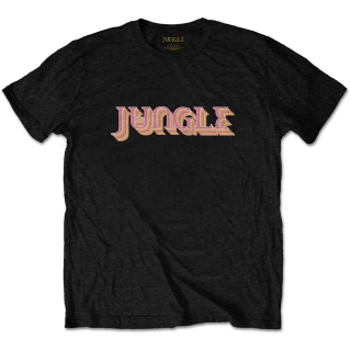 JUNGLE - Colour Logo - čierne pánske tričko